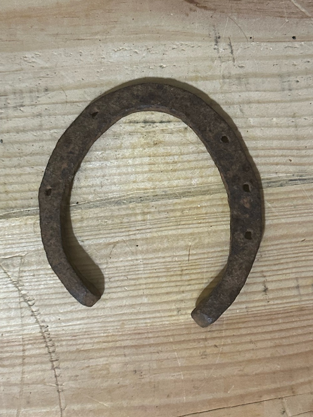 Vintage horseshoe made of iron